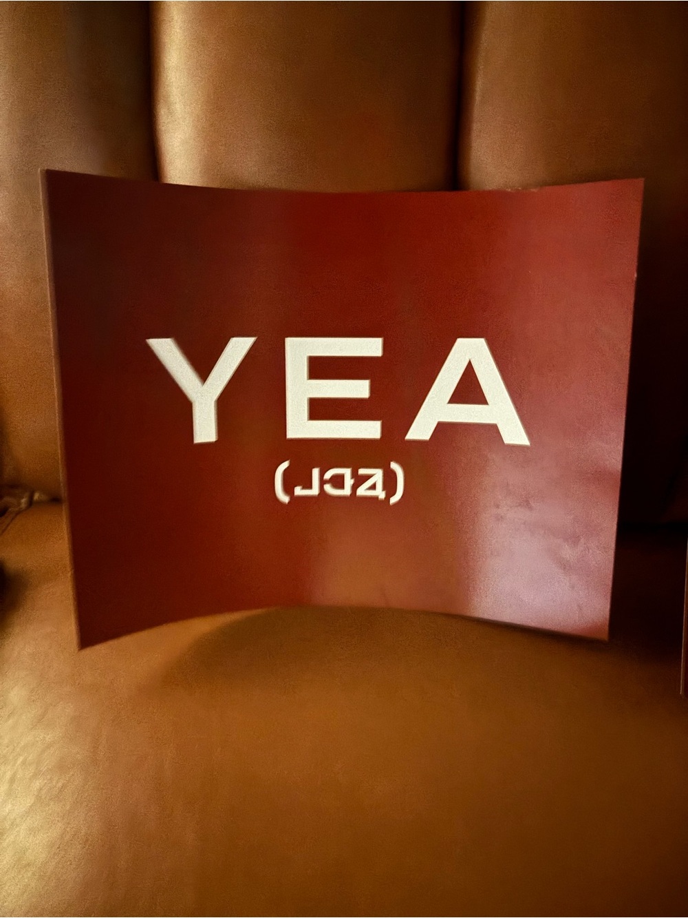 My Chemical Romance YEA Graphic Sign